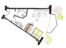 Grundriss Premiumappartements