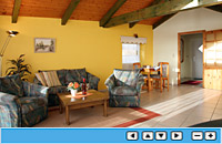 Panoramaansicht vom Appartement